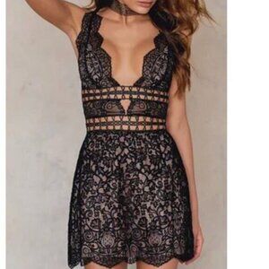For Love & Lemons Mon Cheri Mini Dress size Medium